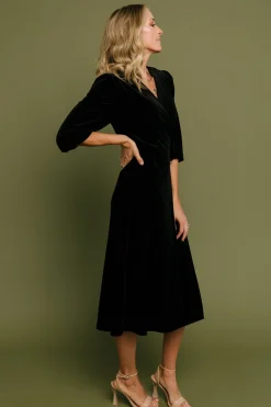 Baltic Born Beckinsale Velvet Wrap Dress |