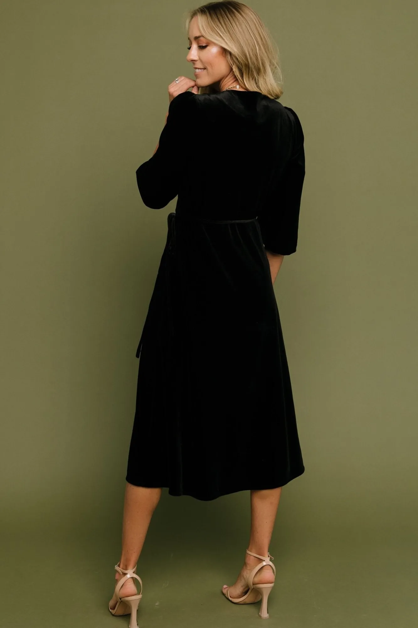Baltic Born Beckinsale Velvet Wrap Dress |