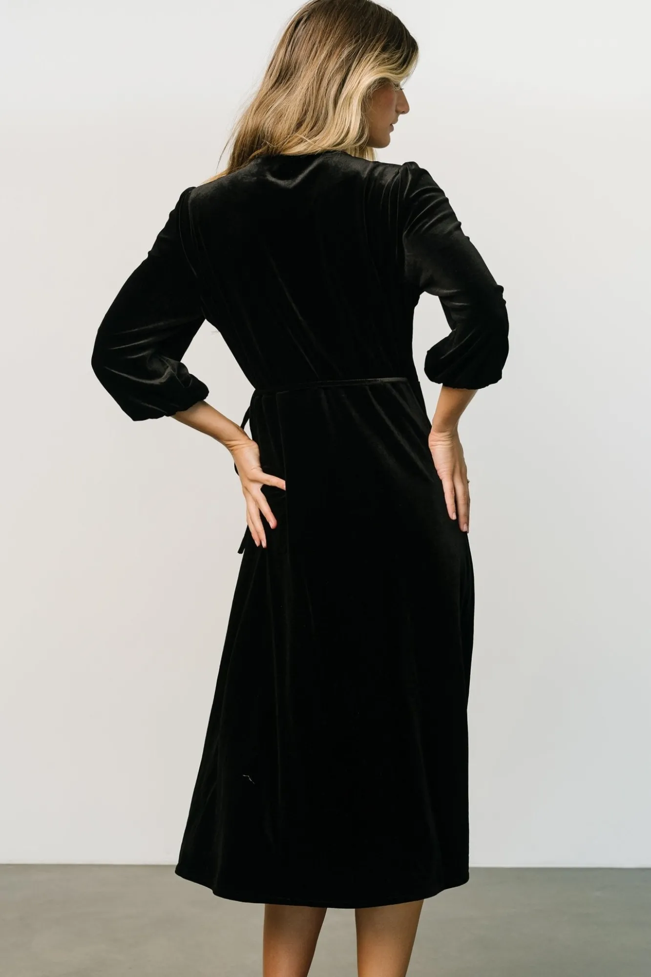 Baltic Born Beckinsale Velvet Wrap Dress |