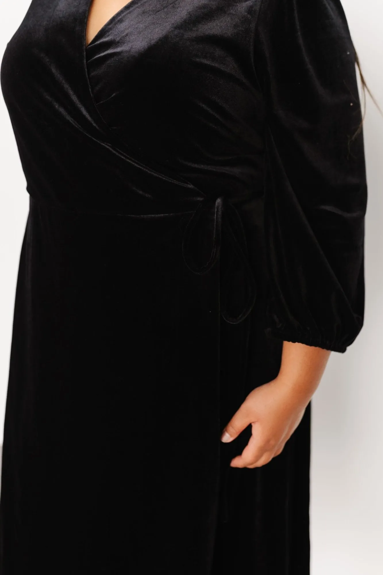 Baltic Born Beckinsale Velvet Wrap Dress |