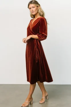 Baltic Born Beckinsale Velvet Wrap Dress |