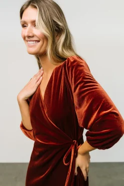 Baltic Born Beckinsale Velvet Wrap Dress |