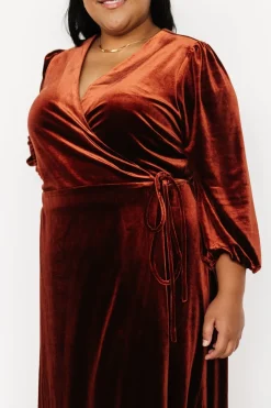 Baltic Born Beckinsale Velvet Wrap Dress |