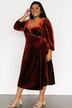 Baltic Born Beckinsale Velvet Wrap Dress |