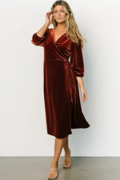 Baltic Born Beckinsale Velvet Wrap Dress |