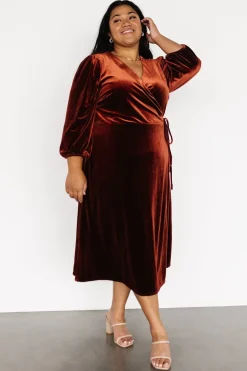 Baltic Born Beckinsale Velvet Wrap Dress |