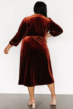 Baltic Born Beckinsale Velvet Wrap Dress |