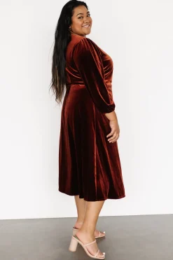 Baltic Born Beckinsale Velvet Wrap Dress |