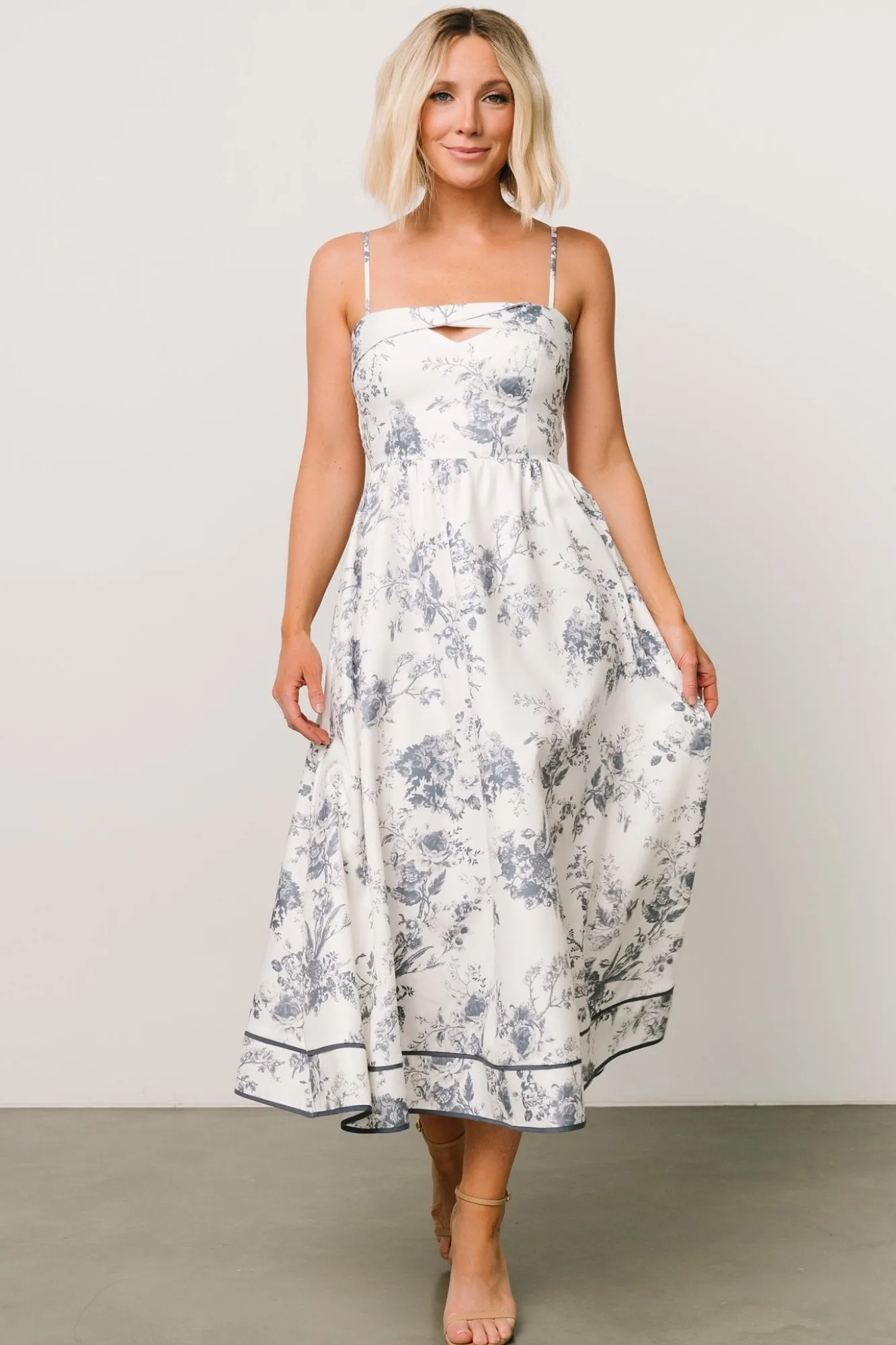 Baltic Born Bellagio Midi Dress | Slate Floral