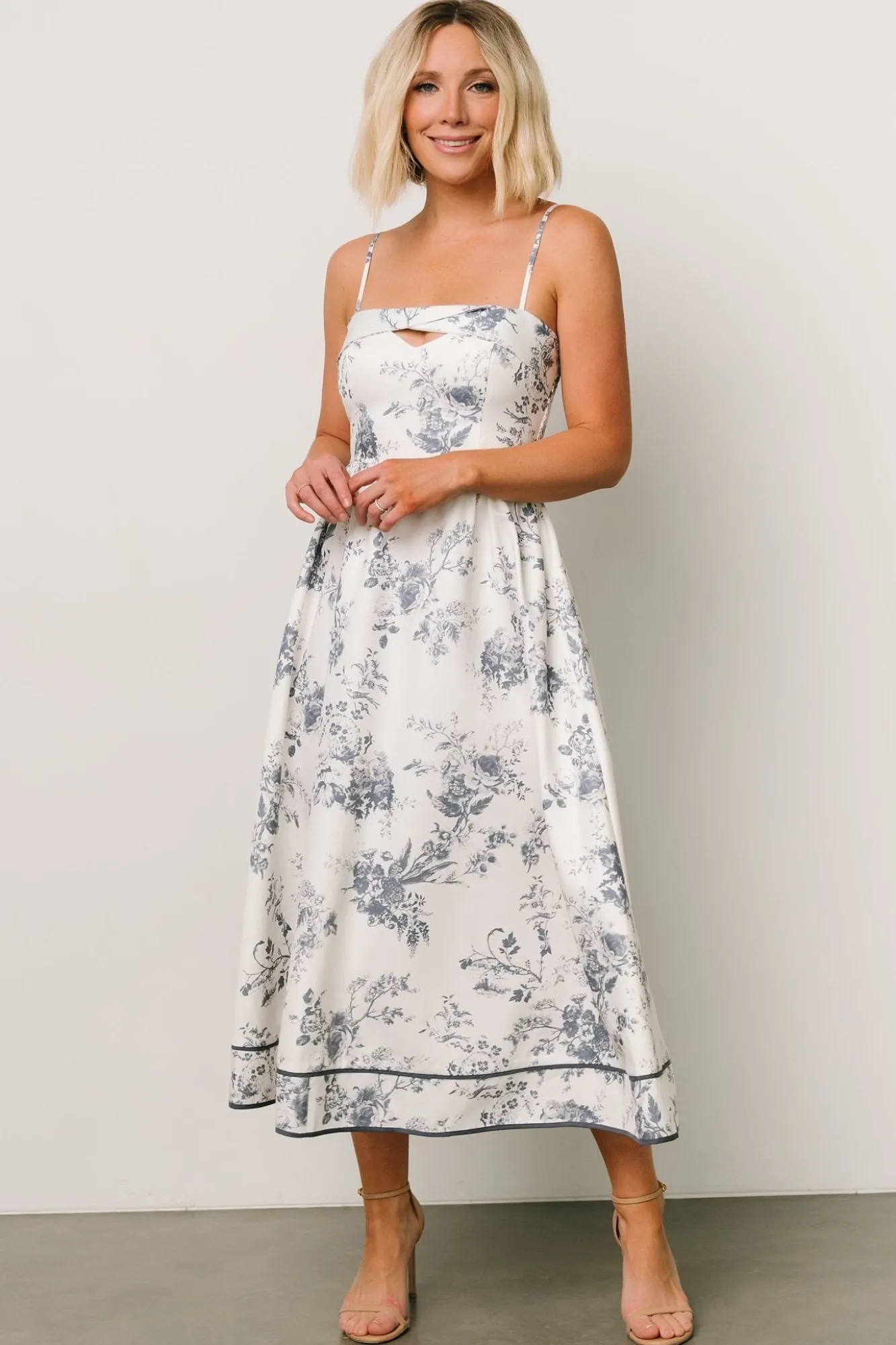 Baltic Born Bellagio Midi Dress | Slate Floral