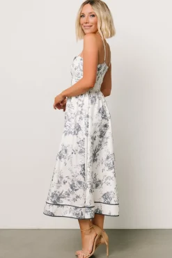 Baltic Born Bellagio Midi Dress | Slate Floral