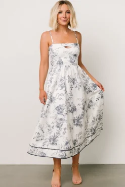 Baltic Born Bellagio Midi Dress | Slate Floral