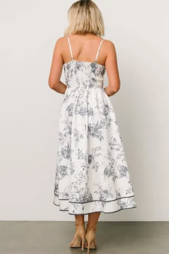 Baltic Born Bellagio Midi Dress | Slate Floral