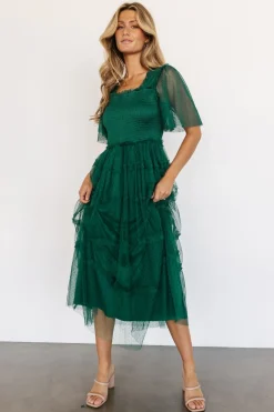Baltic Born Bexley Tulle Dress | Dark Green