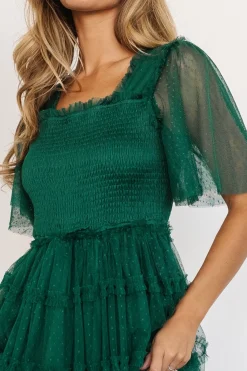 Baltic Born Bexley Tulle Dress | Dark Green