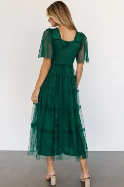 Baltic Born Bexley Tulle Dress | Dark Green