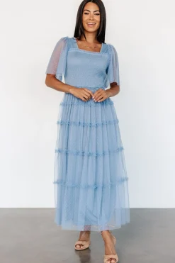 Baltic Born Bexley Tulle Dress | Dusty Blue