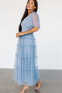 Baltic Born Bexley Tulle Dress | Dusty Blue