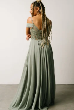 Baltic Born Bianca Lace Maxi Dress | Dusty Sage