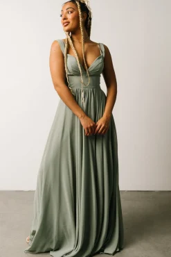 Baltic Born Bianca Lace Maxi Dress | Dusty Sage