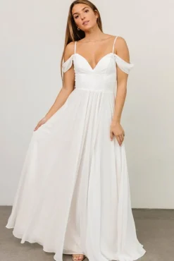 Baltic Born Bianca Lace Maxi Dress | Off White