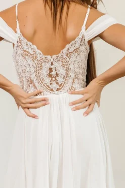 Baltic Born Bianca Lace Maxi Dress | Off White