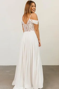 Baltic Born Bianca Lace Maxi Dress | Off White