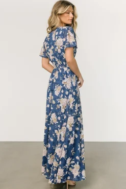 Baltic Born Birdie Maxi Dress | Blue + Blush Floral