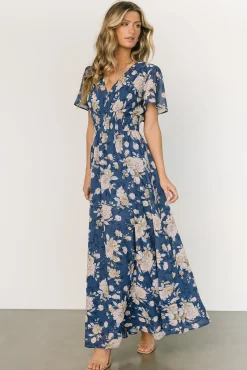 Baltic Born Birdie Maxi Dress | Blue + Blush Floral