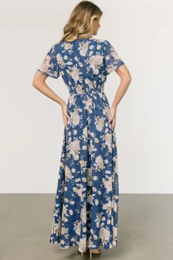 Baltic Born Birdie Maxi Dress | Blue + Blush Floral