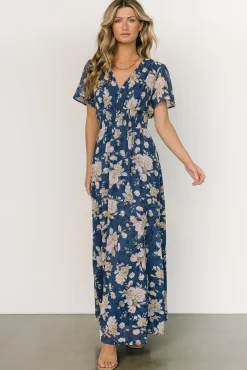 Baltic Born Birdie Maxi Dress | Blue + Blush Floral