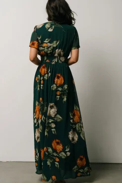 Baltic Born Birdie Maxi Dress | Deep Topaz Floral