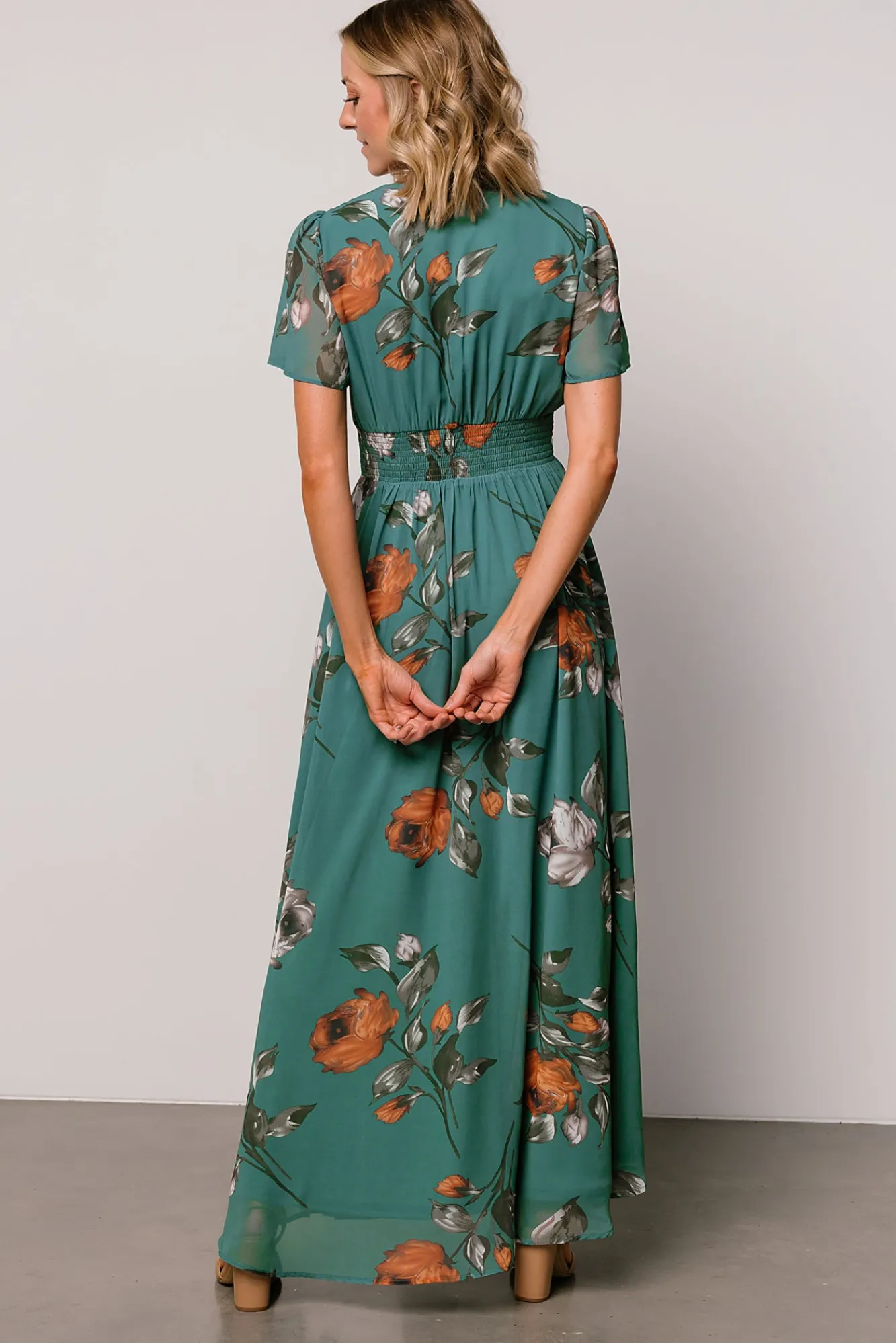 Baltic Born Birdie Maxi Dress | Eucalyptus Floral