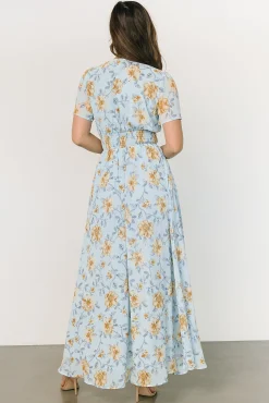 Baltic Born Birdie Maxi Dress | Light Blue Floral