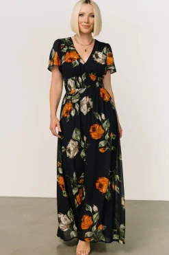 Baltic Born Birdie Maxi Dress | Midnight Navy Floral