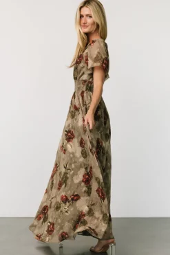 Baltic Born Birdie Maxi Dress | Olive Floral