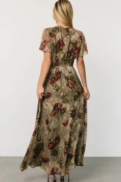 Baltic Born Birdie Maxi Dress | Olive Floral