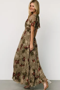 Baltic Born Birdie Maxi Dress | Olive Floral