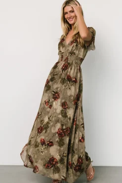 Baltic Born Birdie Maxi Dress | Olive Floral