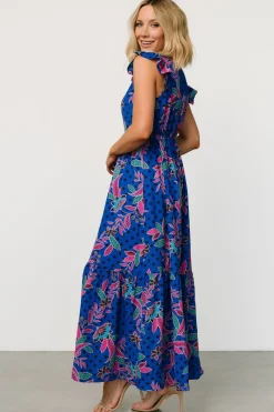Baltic Born Biscayne Maxi Dress | Indigo Print