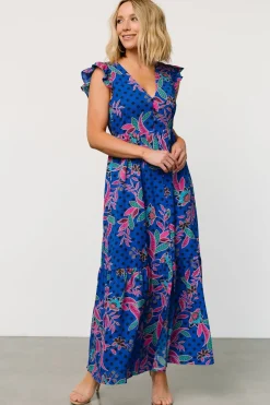 Baltic Born Biscayne Maxi Dress | Indigo Print