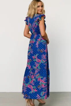 Baltic Born Biscayne Maxi Dress | Indigo Print