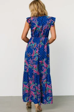 Baltic Born Biscayne Maxi Dress | Indigo Print