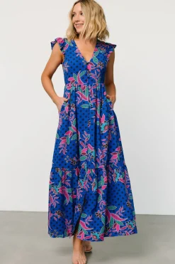 Baltic Born Biscayne Maxi Dress | Indigo Print