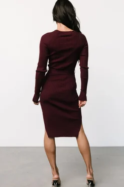 Baltic Born Blayne Ribbed Midi Dress |