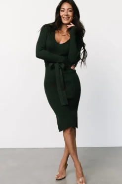 Baltic Born Blayne Ribbed Midi Dress |