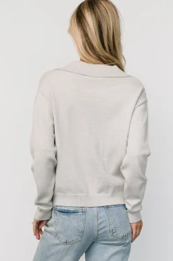Baltic Born Bodhi Sweater | Light Gray