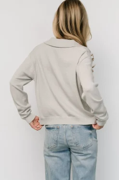 Baltic Born Bodhi Sweater | Light Gray