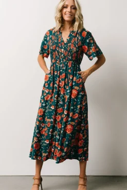 Baltic Born Botega Midi Dress | Jade Multi Floral