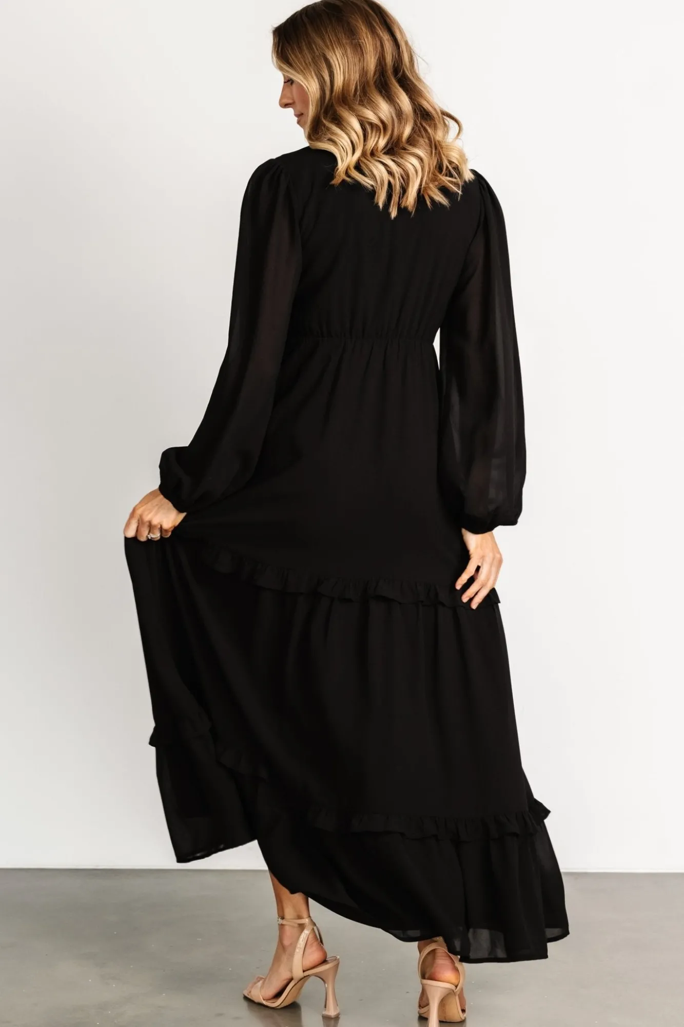 Baltic Born Bowman Deep V Maxi Dress |